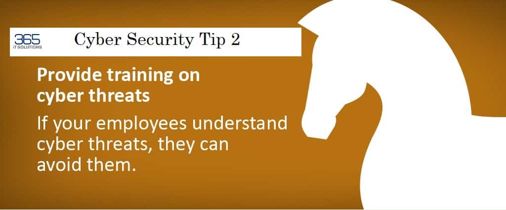 Cyber Security Tips #2 - 365 it solutions - tech support services toronto