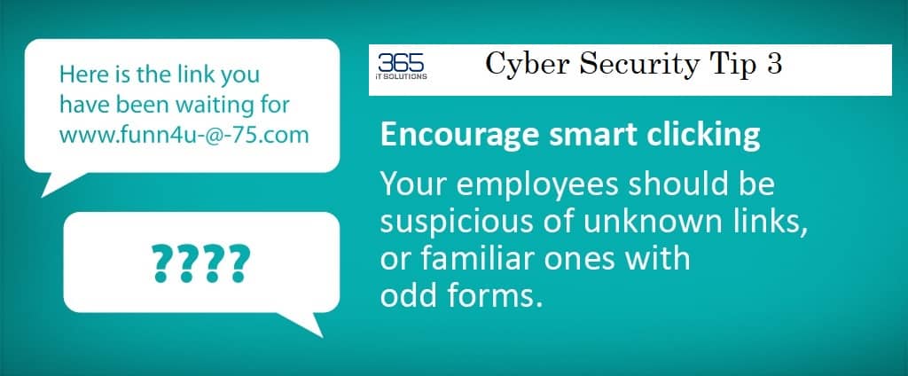 Cyber Security Tips #3 - 365 it solutions - cloud services toronto
