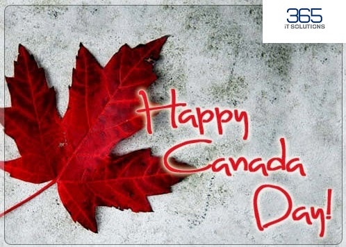 Happy Canada Day from 365 iT SOLUTIONS